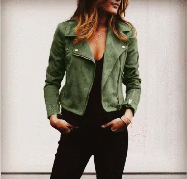 Marielle – Veste courte en daim – Image 4