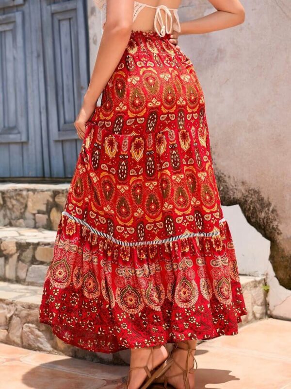 Norma - Jupe longue à motifs colorés – Image 3