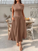 Miriam - Élégante robe asymétrique à une épaule