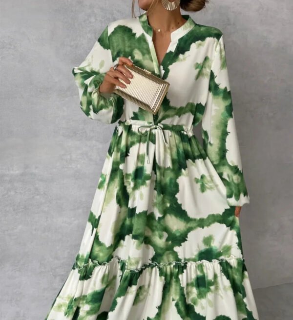 Cerena – Robe longue élégante à manches longues – Image 3