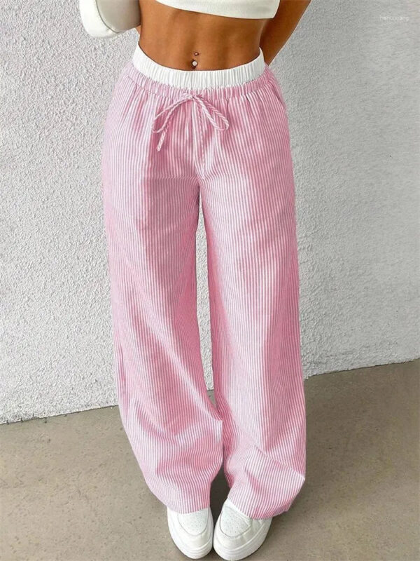 Mildred - Pantalon large rayé pour femmes – Image 3