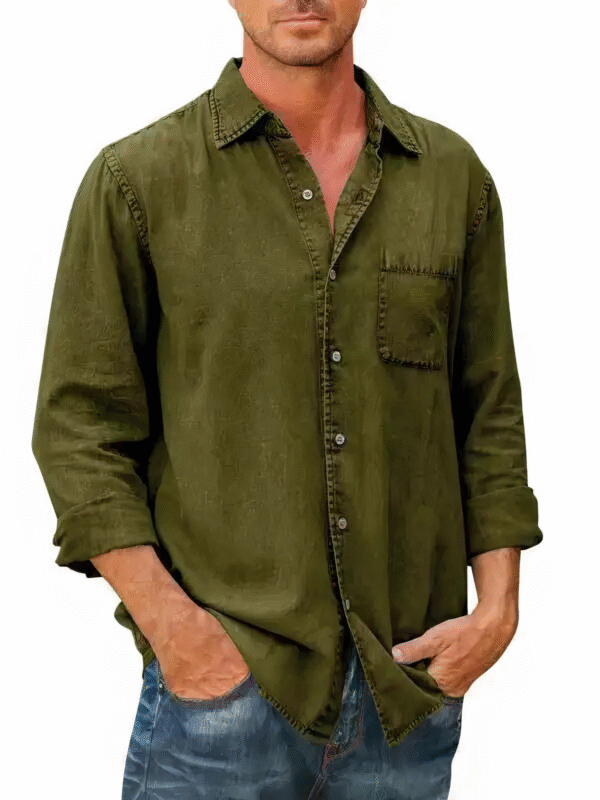 Chemise en jean à manches longues - Mateo – Image 6