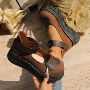 Marielle - Chaussures vintage à bout rond pour femmes