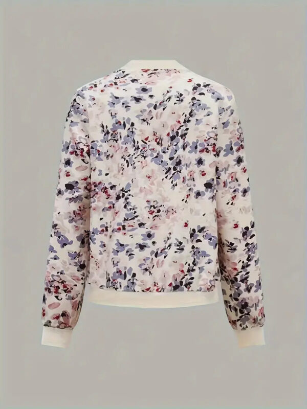 Yori – Blouson aviateur à motif floral – Image 3