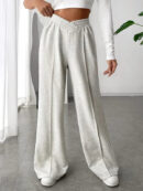 Bailee - Pantalon large avec taille élastique