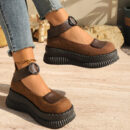 Marielle - Chaussures vintage à bout rond pour femmes