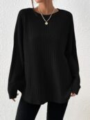 Camille - Pull élégant en maille côtelée