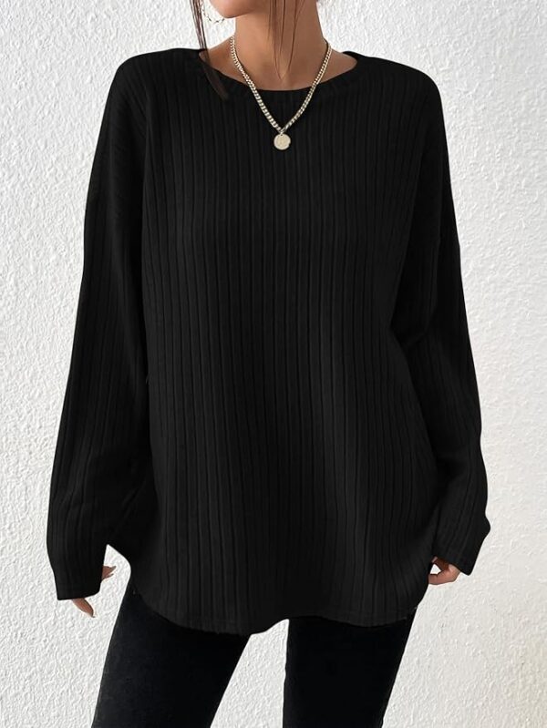 Camille - Pull élégant en maille côtelée – Image 3