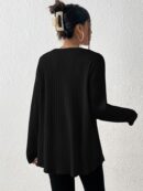 Camille - Pull élégant en maille côtelée