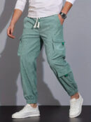Aldrich - Pantalon cargo décontracté uni pour homme