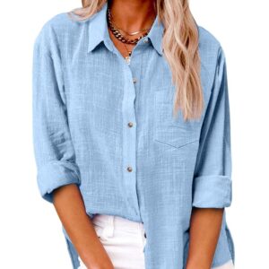 Zuki – Chemisier en coton et lin
