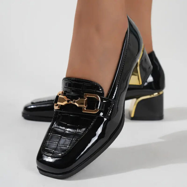 Annette - Mocassins à talon épais pour femme – Image 2