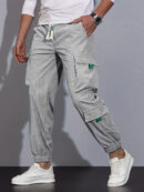 Aldrich - Pantalon cargo décontracté uni pour homme