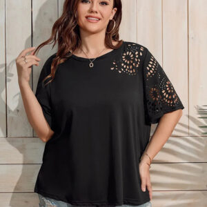 Aurelia - T-shirt à manches courtes à imprimé géométrique surdimensionné