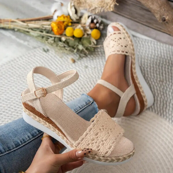 Sabrina - Sandales compensées orthopédiques confortables – Image 2