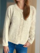 Callie - Cardigan élégant à manches longues et boutons façon chiné