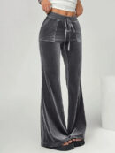 Gladys - Pantalon évasé en velours élégant