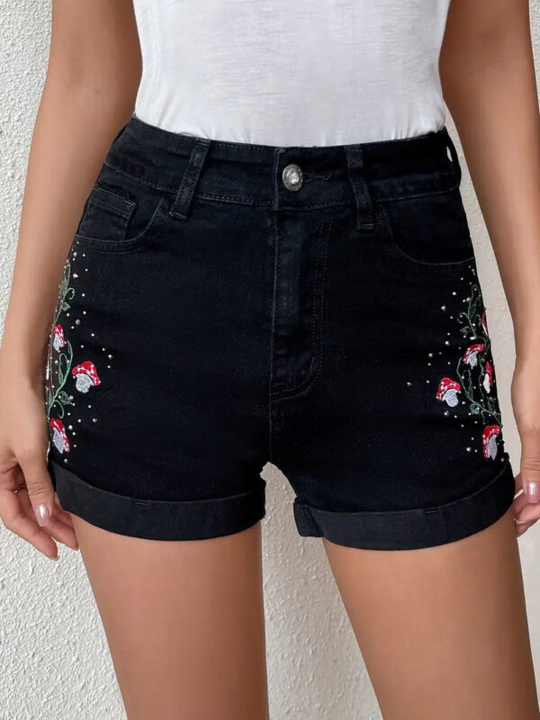 Rossie - Short en jean élégant pour femme – Image 4