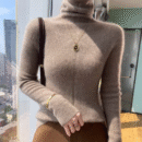 Athena – Pull col roulé en laine et cachemire