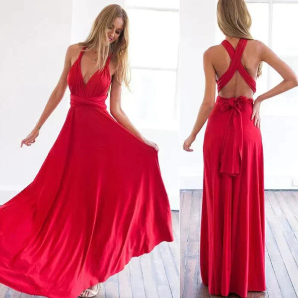 Juliet - Robe portefeuille avec ceinture élastique – Image 5