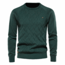 Pull tricoté à motif losanges pour homme - Adam