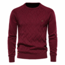 Pull tricoté à motif losanges pour homme - Adam