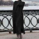 Penelope - Robe d'hiver à col rond et manches longues
