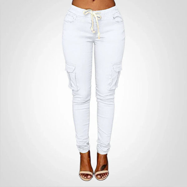 Eileen - Pantalon cargo pour femmes avec cordon de serrage – Image 4