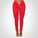 Eileen - Pantalon cargo pour femmes avec cordon de serrage