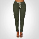 Eileen - Pantalon cargo pour femmes avec cordon de serrage