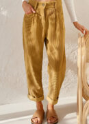 Alberta - Pantalon en velours côtelé à la mode