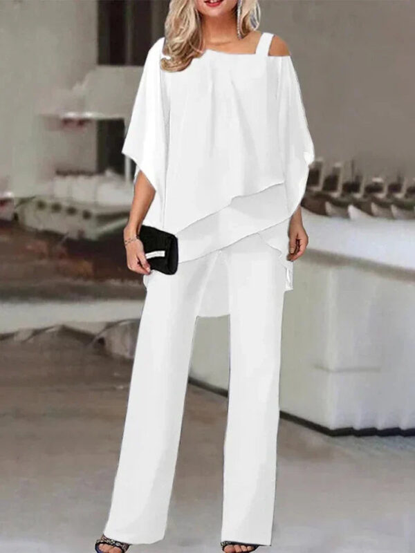 Rosamund - Ensemble composé d'un haut sans manches et d'un pantalon à jambes larges – Image 2