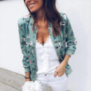 Zephy - Blouson aviateur zippé fleuri