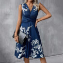 Beulah - Robe sans manches à imprimé floral