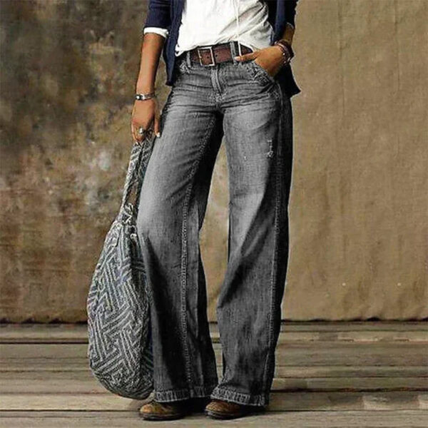 Lucinda - Jean évasé en denim vintage pour femme – Image 3