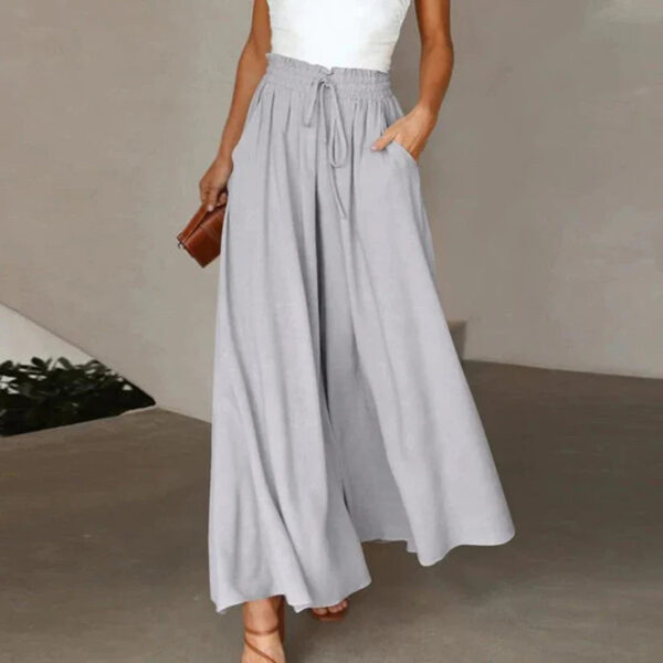 Mildred - Jupe longue taille haute pour femme – Image 3