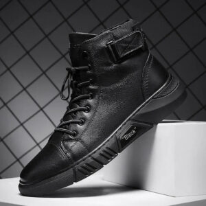 Martin - Chaussures uniques en cuir noir