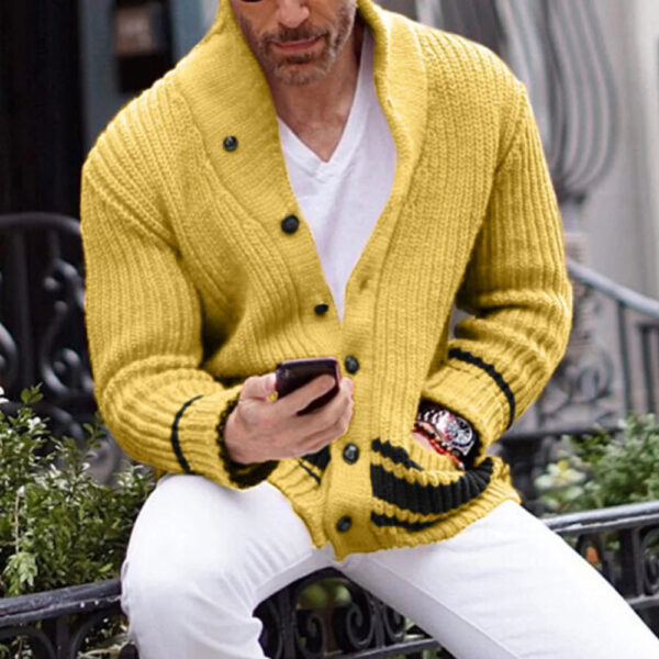 Cardigan d'hiver pour homme - Jaxon – Image 2