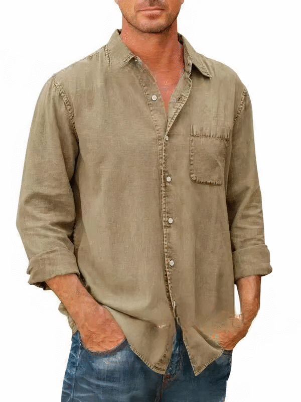 Chemise en jean à manches longues - Mateo – Image 2