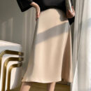 Loretta - Jupes mode en satin de soie