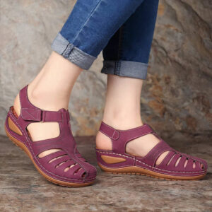 Pauline - Sandales en cuir vintage pour femmes