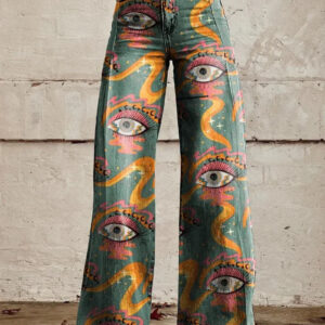 Velma - Pantalon large à taille haute