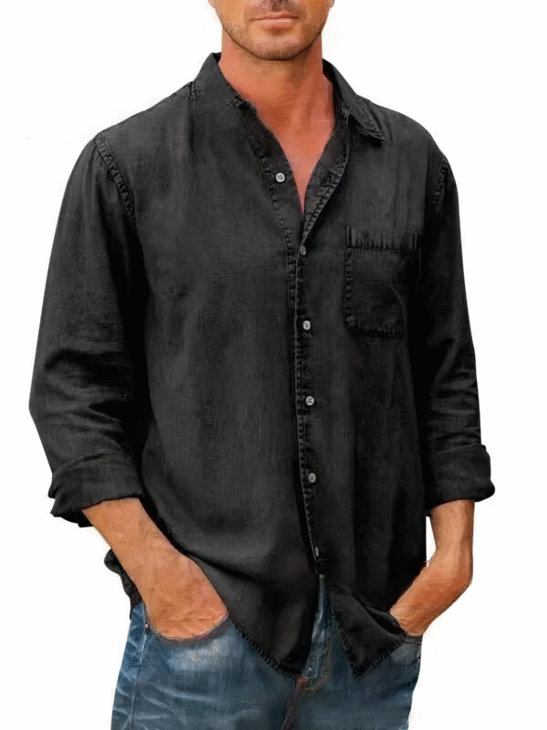 Chemise en jean à manches longues - Mateo – Image 3