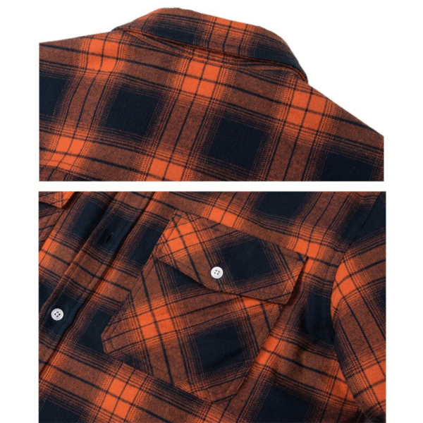 Veste à carreaux doublée polaire - Evans – Image 2