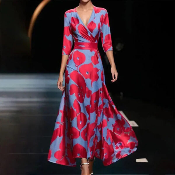 Matisse – Robe longue florale élégante – Image 3