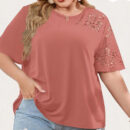 Aurelia - T-shirt à manches courtes à imprimé géométrique surdimensionné
