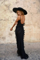 Sofía - Robe longue élégante à volants