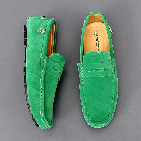 Walter - Mocassins en daim antidérapants – Image 5