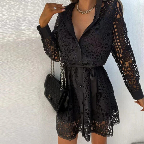 Elvira - Robe en dentelle élégante et confortable pour femme – Image 6