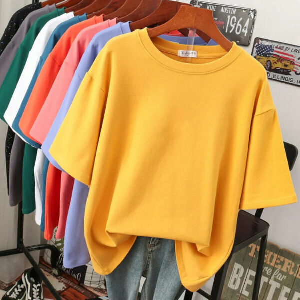 Rhoswen – T-shirt oversize en coton – Image 2
